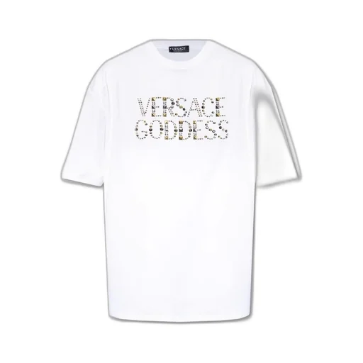 T-Shirt With Medusa Print Goddess