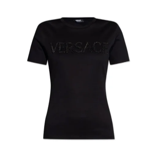 T-Shirt With Medusa Studs