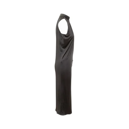 Draped Halterneck Maxi Dress