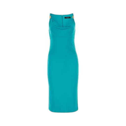 Cowl Neck Midi Dress