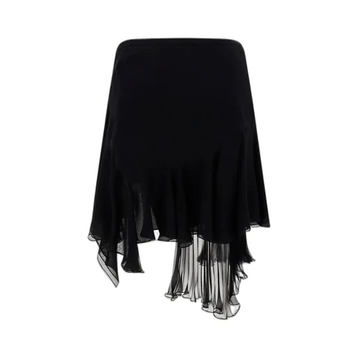 Asymmetric Midi Skirt
