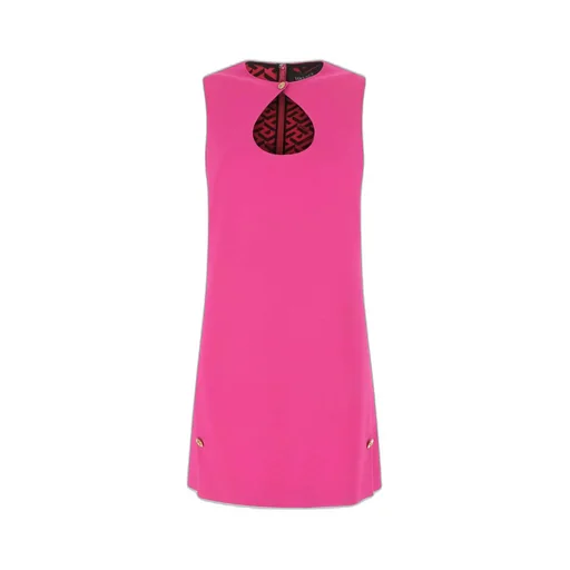 Sleeveless Mini Dress With Cut-Out