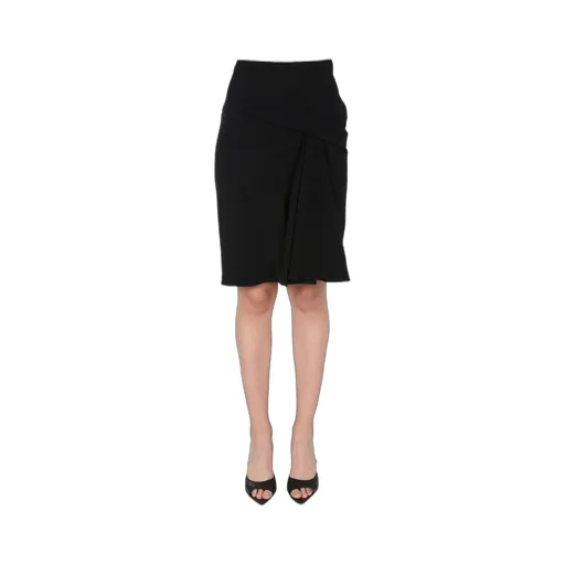 Asymmetric Draped Skirt