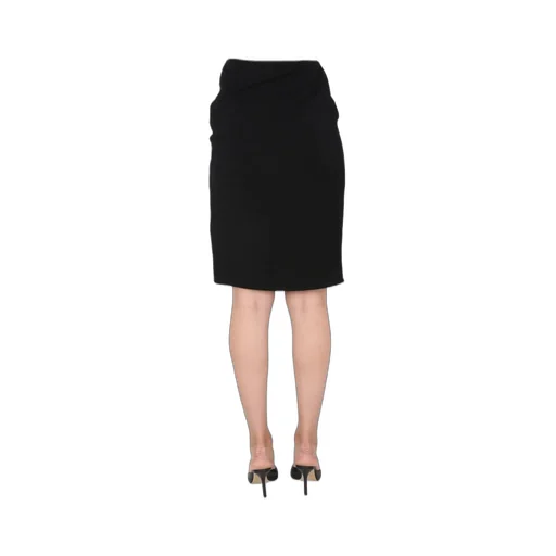 Asymmetric Draped Skirt