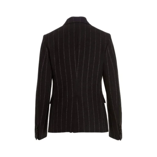 Pinstripe Logo Blazer