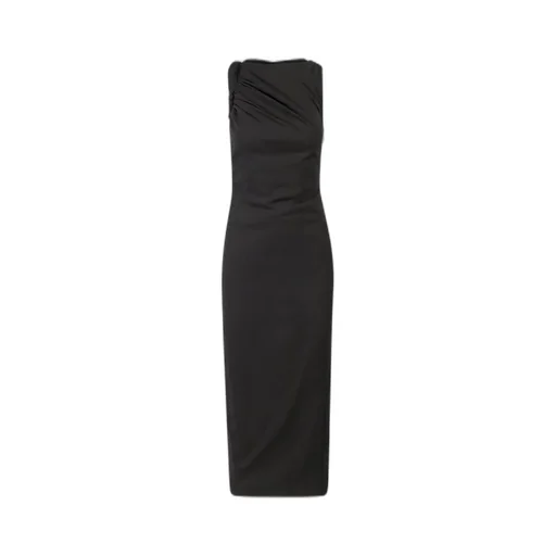 Asymmetric Ruched Gown
