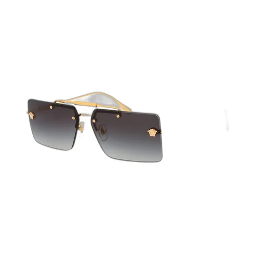 Rectangular Rimless Sunglasses