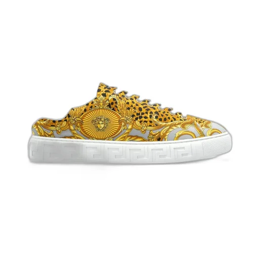 Medusa Print Low-Top Sneakers