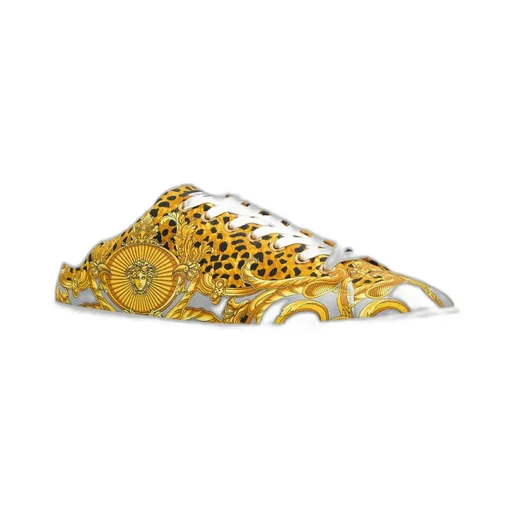 Medusa Print Low-Top Sneakers