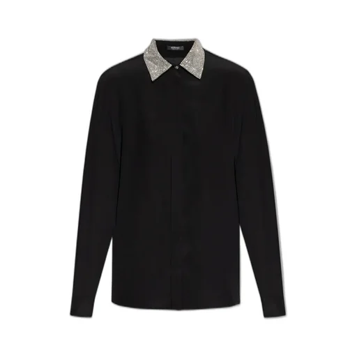 Shirt With Embellished Collar
