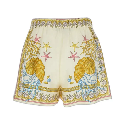 Seafolly Print Silk Shorts
