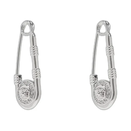 Medusa Safety Pin Earrings