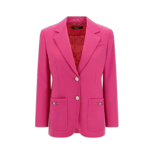 Blazer With Medusa Chain Detail