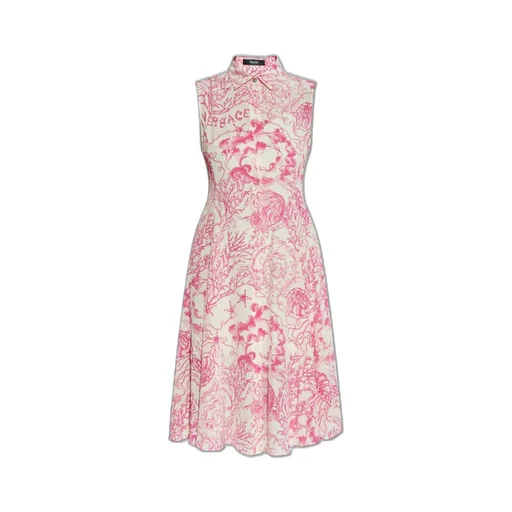 Sleeveless Shirt Dress