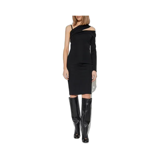 One-Shoulder Draped Dress