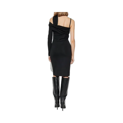 One-Shoulder Draped Dress