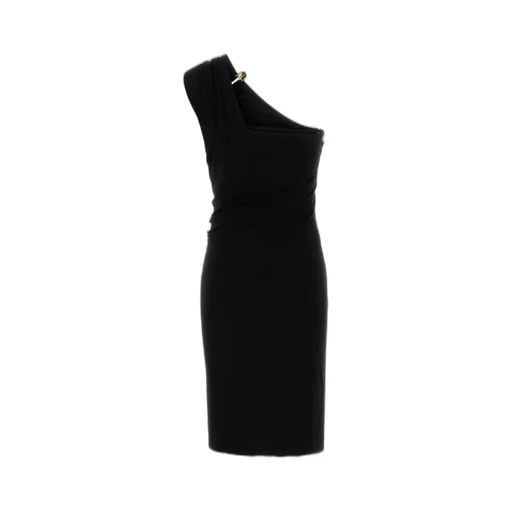 One-Shoulder Draped Dress