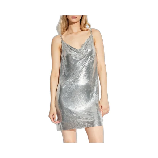 Metal Mesh Slip Dress