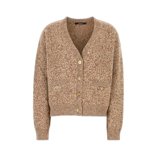 Cardigan With Medusa Buttons
