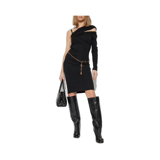 One-Shoulder Draped Dress