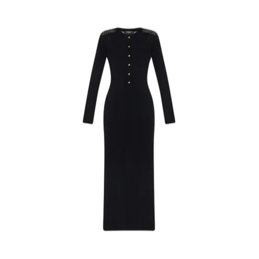 Long Sleeve Button-Up Maxi Dress