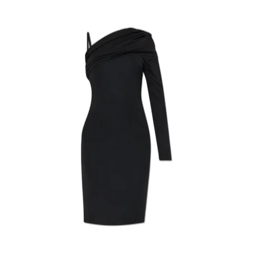One-Shoulder Draped Dress