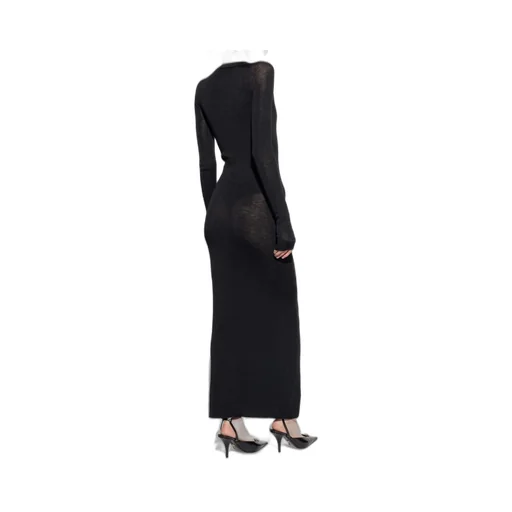 Long Sleeve Button-Up Maxi Dress