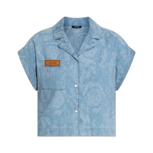 Embroidered Denim Shirt