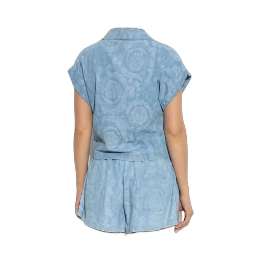 Embroidered Denim Shirt