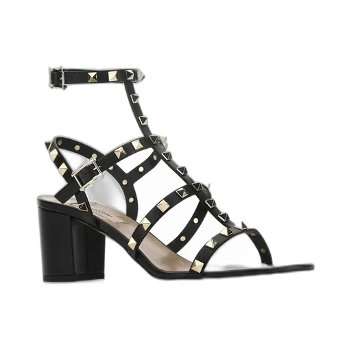 Studded Block Heel Sandals