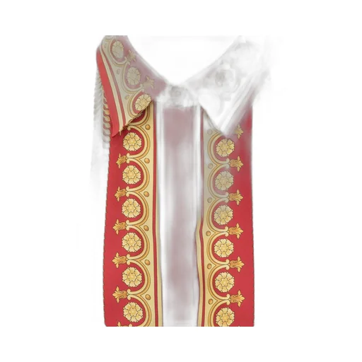 Baroque Print Silk Shirt