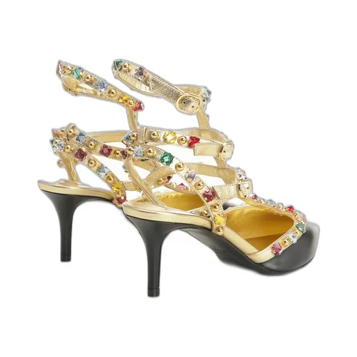 Studded T-Strap Pumps