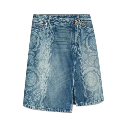 Denim A-Line Skirt