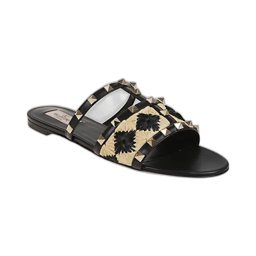 Valentino Garavani Rockstud Slide Sandals
