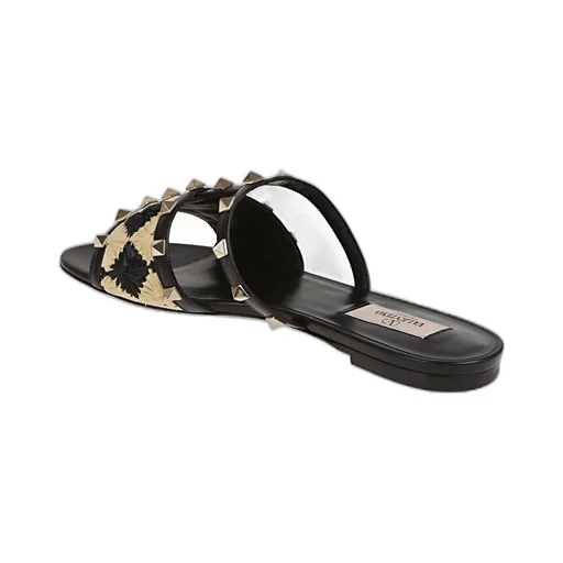 Valentino Garavani Rockstud Slide Sandals