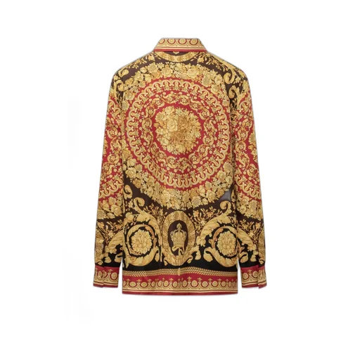 Baroque Print Silk Shirt