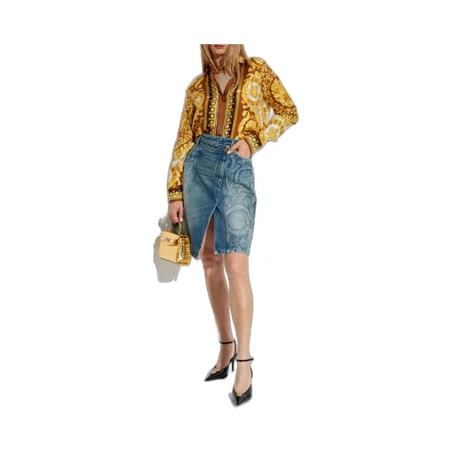 Denim A-Line Skirt