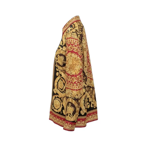 Baroque Print Silk Shirt