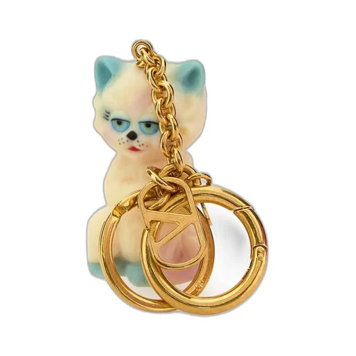 Cat Charm Keychain