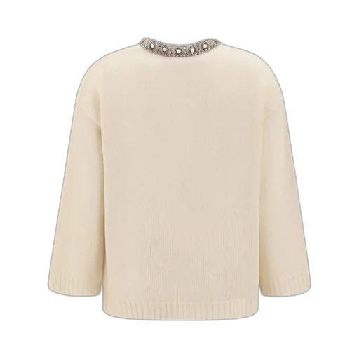 Embellished Neck Sweater