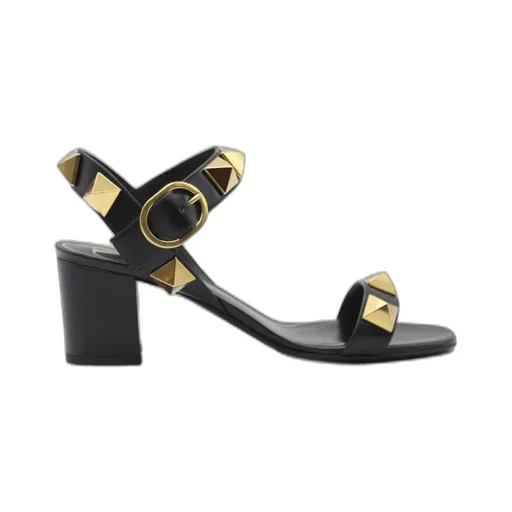 Studded Block Heel Sandals