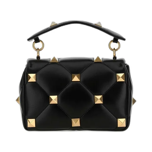 Studded Top Handle Bag