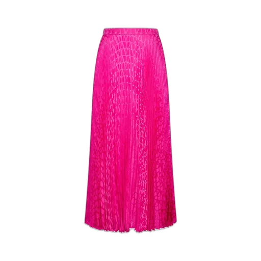 Pleated Midi Skirt