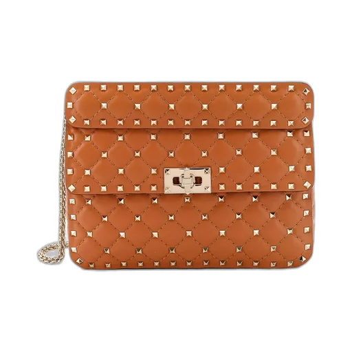 Rockstud Leather Shoulder Bag