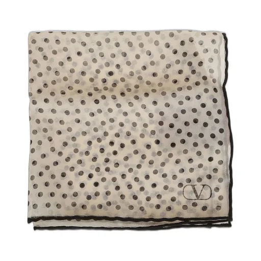 Polka Dot Silk Scarf