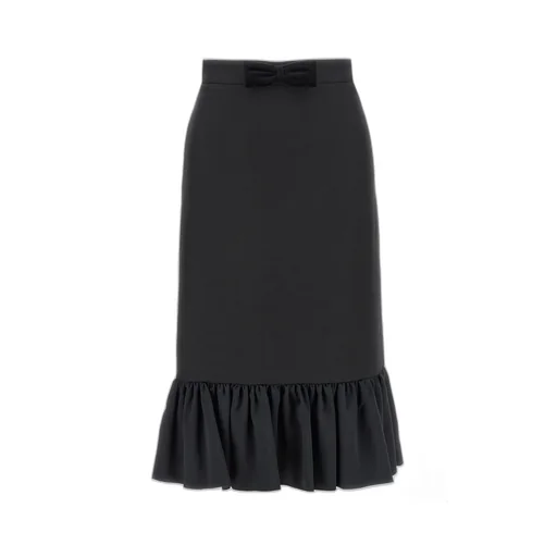 Maxi Skirt With Ruffle Hem