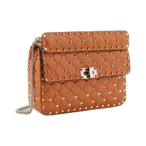Rockstud Leather Shoulder Bag