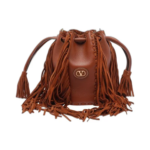 Bucket Bag With Fringes