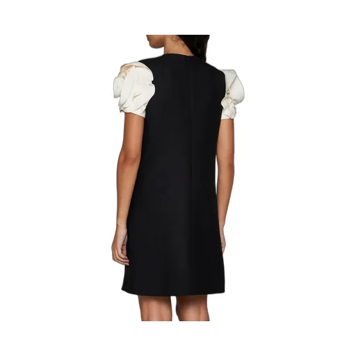 Dress With Ruffled Sleeves