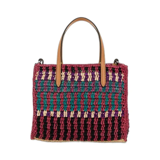 Valentino Garavani Vltn Raffia Tote Bag